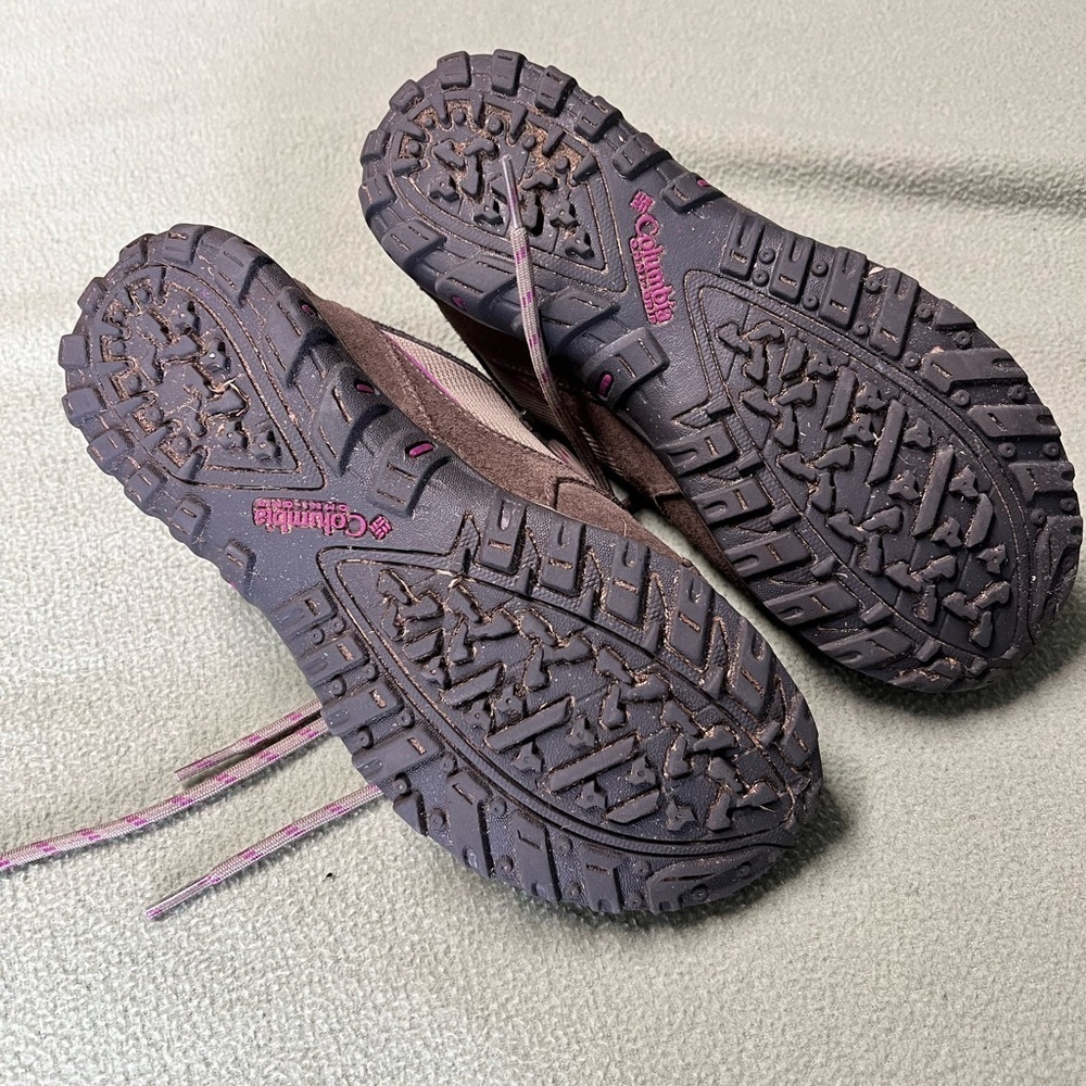 Columbia Women's Brown and Purple Athletic Shoes - Picture 2 of 8